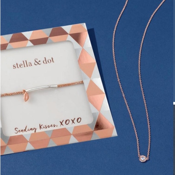 Stella & Dot The Wishing Necklace - Rose Gold - Picture 7 of 7